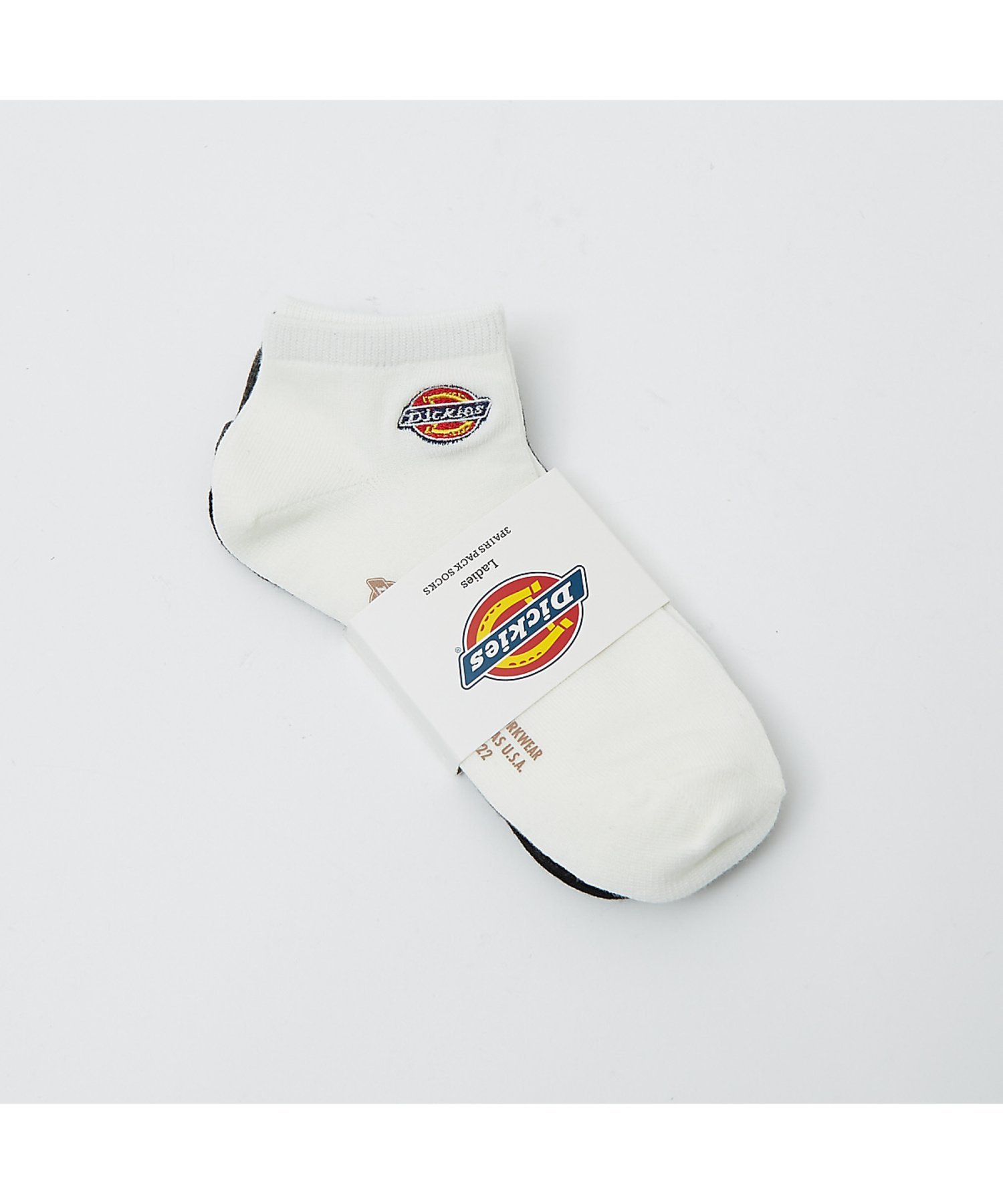 Rouge vif la cle 【DICKIES/ディッキーズ】ソックス 3足セット / レディース / ワンポ ルージュ・ヴィフ ラクレ 靴下・レッグウェア...