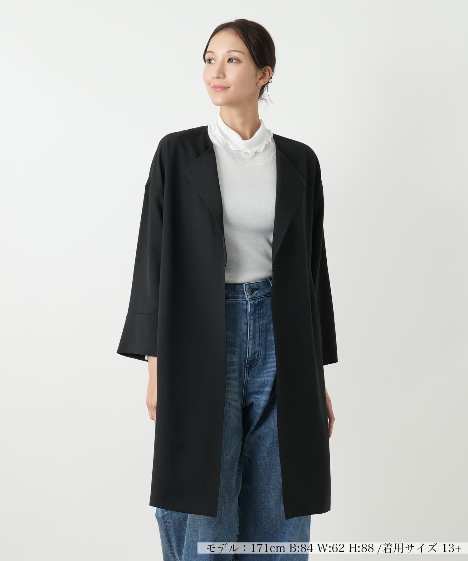 Leilian PLUS HOUSE ジャケット【プラス企画】 レリアン プラスハウス ジャケット・アウター テーラードジャケット・ブレザー ブラウン ブラック