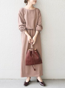 【SALE／50%OFF】SHIPS WOMEN 【WEB限定】USAコットンワンピース◇ シップス ワンピース ロングワンピース/マキシワンピース ブラウン グレー ブラック グリーン ブルー【送料無料】