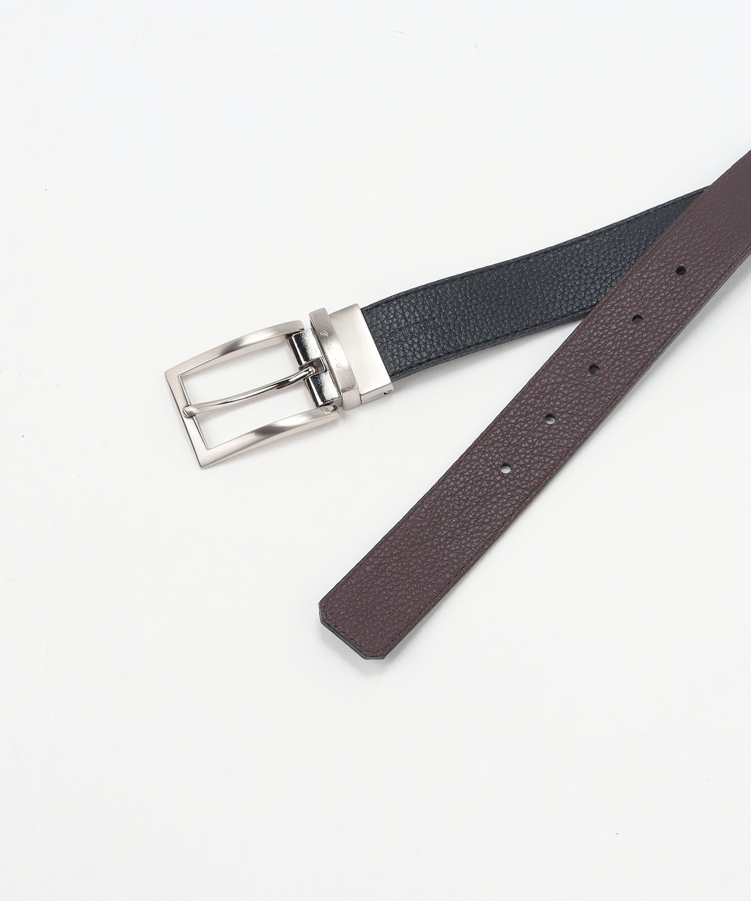 Rakuten Fashionのagnes b. HOMME CU01 CEINTURE リバーシブルレザーベルト アニエスベー ファッション雑貨 ベルト ブラック【送料無料】｜アングル2