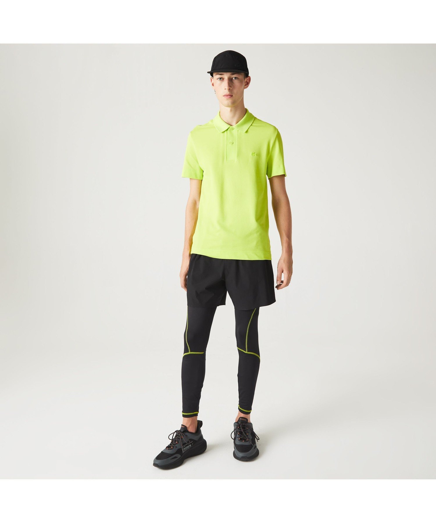 LACOSTE スポーツタイツ ラコステ ファッショングッズ タイツ/レギンス ブラック【送料無料】