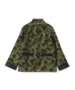 A BATHING APE 1ST CAMO BROCADE CHINA JACKET ア ベイシング エイプ ジャケット アウター その他のジャケット アウター グリーン【送料無料】