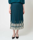 【SALE/30%OFF】CHRISTIAN AUJARD プリーツデザインスカート クリスチャン・オジャール スカート ロング・マキシスカート ブラック グリ...