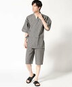 【SALE/34%OFF】COMME CA MEN (M)COMME CA MEN/コムサメン 甚平 ボディライフ 着物・浴衣・和装小物 浴衣 グレー ネイビー...
