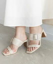 【SALE/20%OFF】RANDA トワルドゥジュイビジューパーツサンダル ランダ シューズ・靴 サンダル ベージュ ピンク グレー【送料無料】