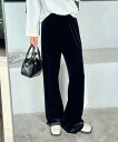 【SALE/20%OFF】DECADE CLASSIC 【DECADE CLASSIC】ベルベットワイドパンツ ディケイドクラシック パンツ その他のパンツ ブラック ネイビー ブラウン【送料無料】(4)