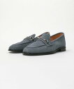 【SALE/50%OFF】UNITED ARROWS green label relaxing GLR スエード ソフト ビット ローファー ユナイテッドアローズ アウトレット シューズ・靴 ローファー グリーン ブラック グレー【送料無料】