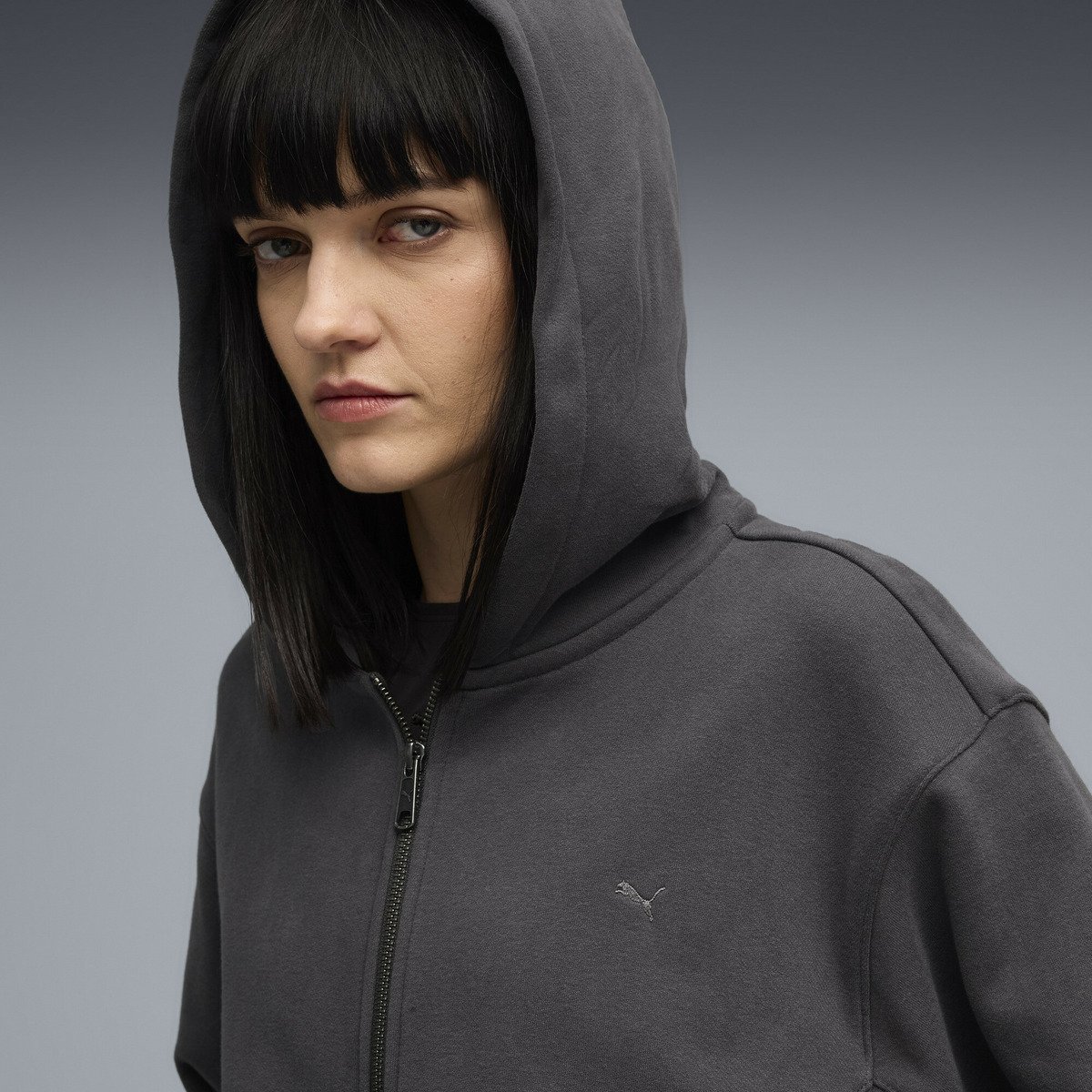 【SALE／30%OFF】PUMA ウィメンズ ヨナ フルジップ フーディ プーマ ジャケット・アウター ナイロンジャケット グレー【送料無料】