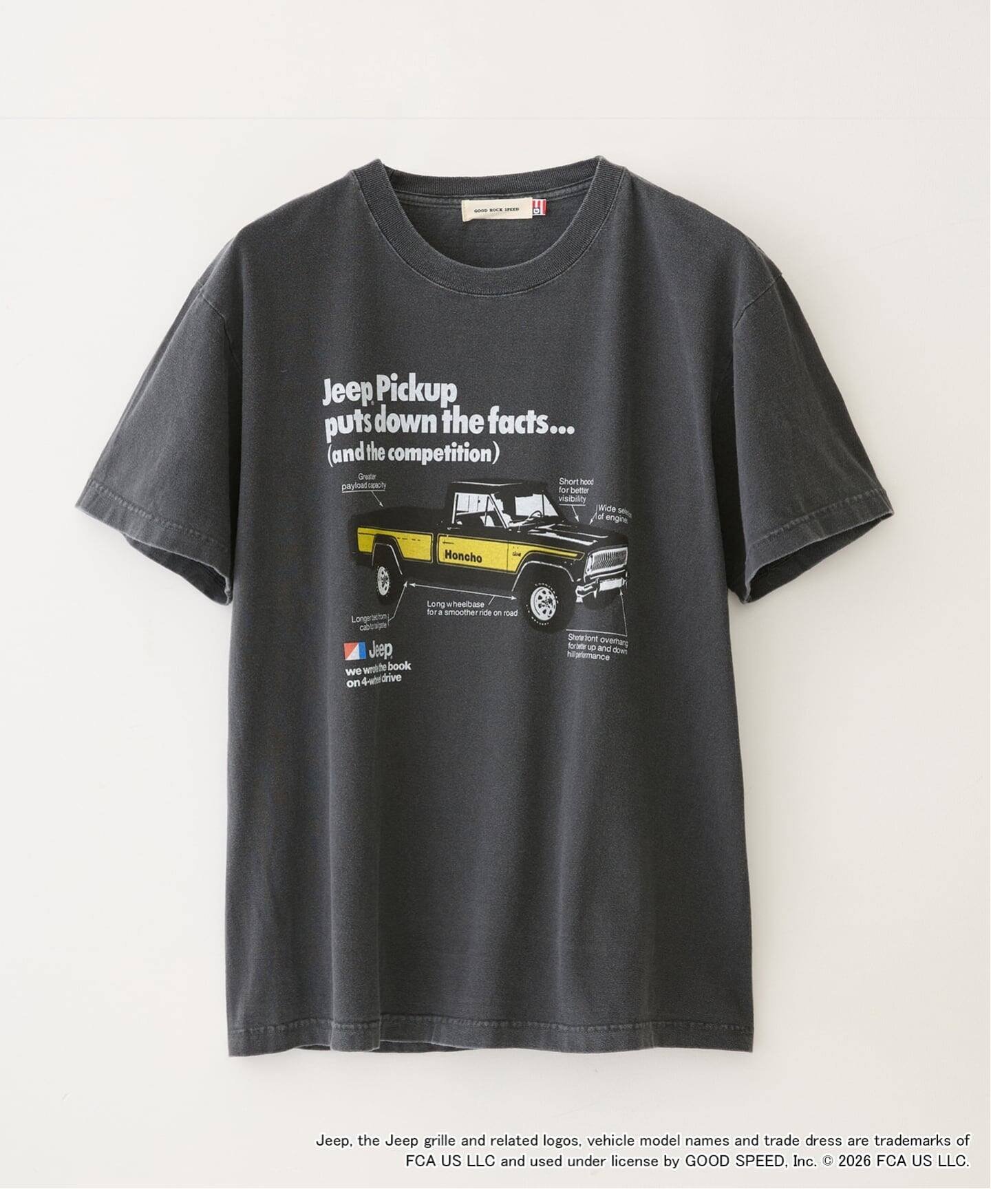 JOINT WORKS ≪予約≫GOOD ROCK SPEED / グッドロックスピード ジープ Pickup Promo T-Shirt ジョイントワークス トップス カットソー・Tシャツ グレー【送料無料】