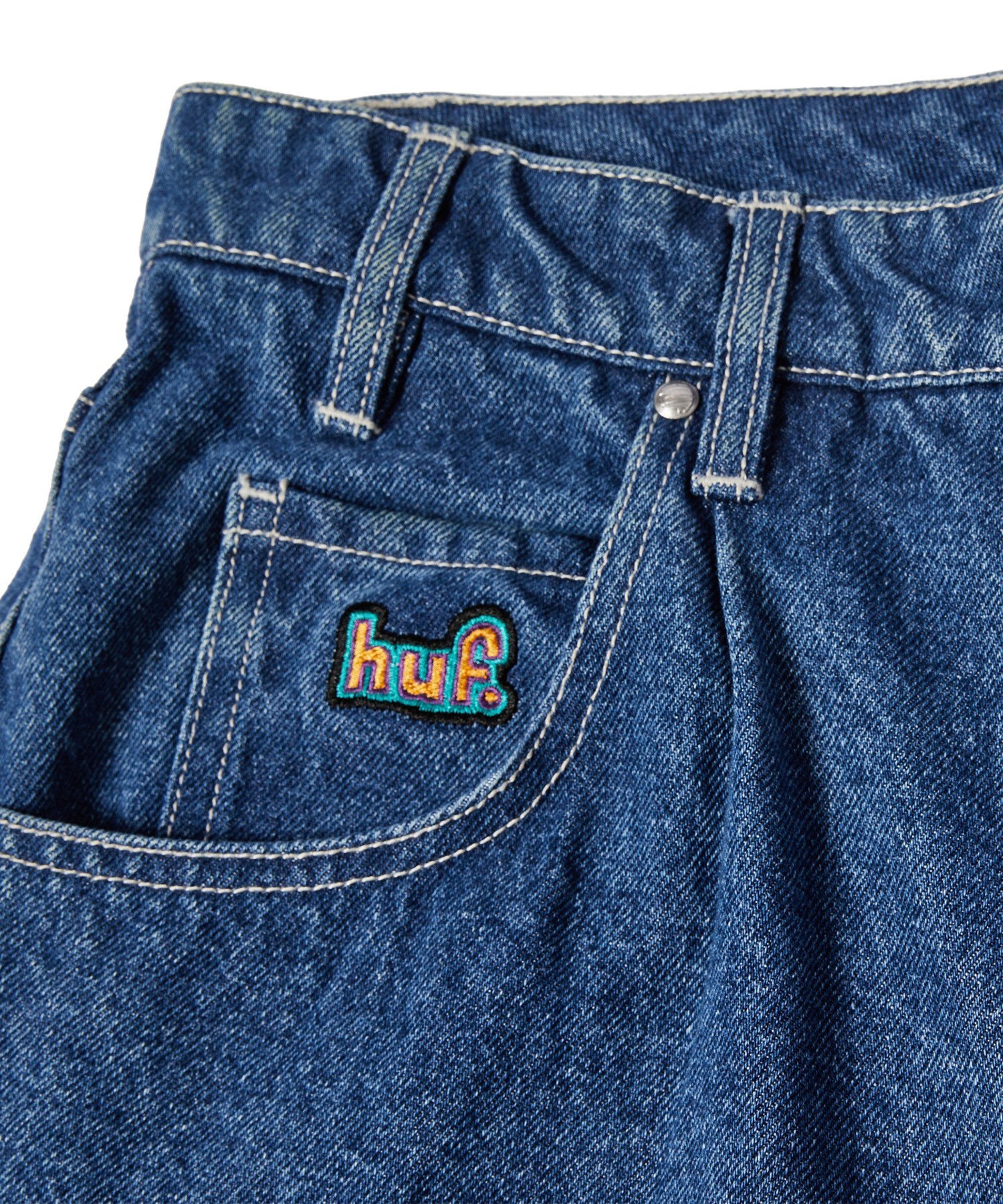 CROMER SHORT / HUF デニム ハーフパンツ ハフ パンツ ジーンズ・デニムパンツ ネイビー