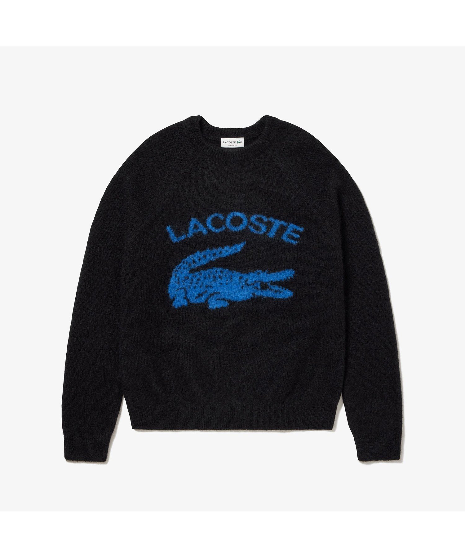 ラコステ 【SALE／30%OFF】LACOSTE ラコステグラフィッククルーネックセーター ラコステ トップス ニット ブラック ベージュ【送料無料】