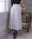 【SALE/68%OFF】clear バックリボンドビーシフォンフレアスカート クリア スカート ロング・マキシスカート グレー ピンク