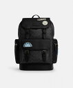 【SALE/62%OFF】COACH OUTLET 【公式】スプリント バックパック・シグネチャー キャンバス・パッチ コーチ アウトレット バッグ リュック・...