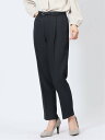【SALE/20%OFF】m.f.editorial ストレッチウォッシャブル シャーク テーパードパンツ 紺(セットアップ可能) 【25SS】 レディース ス...