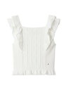 【SALE/30%OFF】CELFORD プレードニットタンクトップ セルフォード トップス ニット ホワイト グリーン【送料無料】
