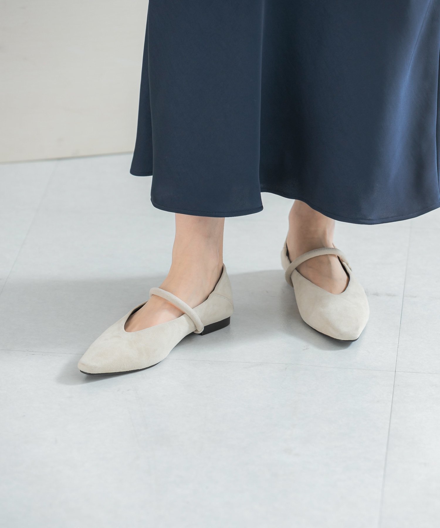URBAN RESEARCH ROSSO REMME FLAT SUEDE SHOES アーバンリサーチロッソ シューズ・靴 その他のシューズ・靴 ベージュ【送料無料】