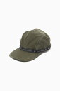 and wander JQ tape cap アンドワンダー 帽子 その他の帽子 ベージュ グレー【送料無料】