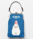 カヤ 【カヤ】日本の民芸 お守り手付きがま口 アミナコレクション 財布・ポーチ・ケース ポーチ レッド