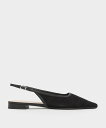 【SALE/30%OFF】CHARLES & KEITH メッシュ ウーブンスリングバックフラット チャールズアンドキース シューズ・靴 バレエシューズ ブルー...