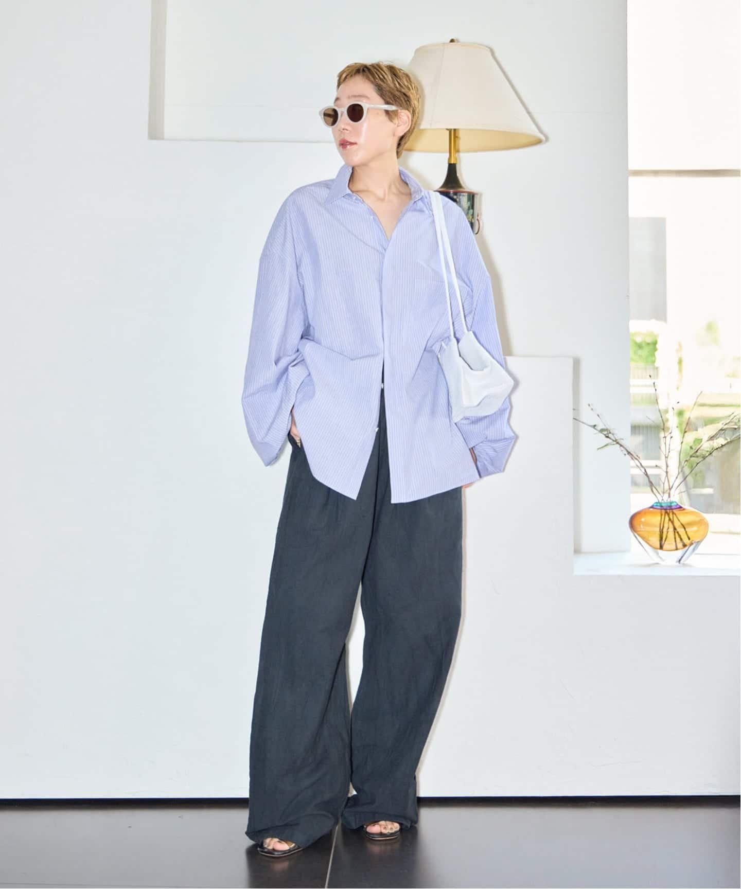 CITYSHOP FUJIN TREE * 鄭惠中 WIDE LEG パンツ シティーショップ パンツ その他のパンツ ブラック【送料無料】