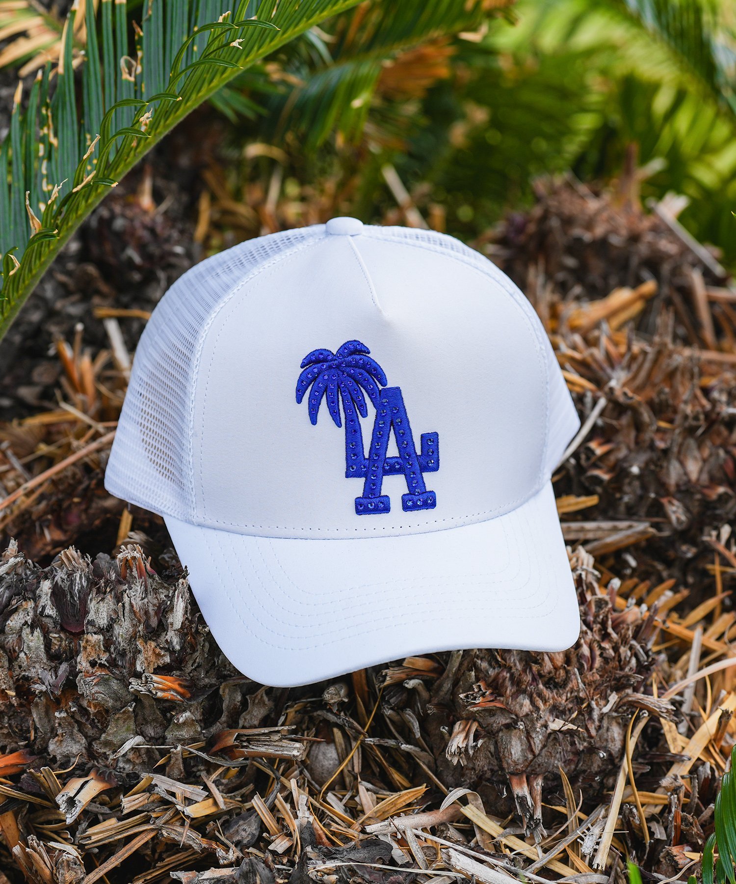 Retro Engine RTEG Palm tree LA MESH CAP アダムスジャグラー 帽子 キャップ ブルー ベージュ ホワイト ブラック ピンク【送料無料】