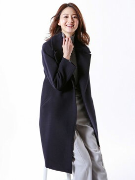 【SALE/47%OFF】TRANS WORK ウールモッサロングコート トランスワーク コート/ジャケット コート/ジャケットその他 ブラウン ネイビー ベージュ【送料無料】