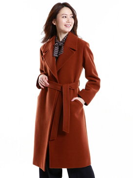 【SALE/47%OFF】TRANS WORK ウールモッサロングコート トランスワーク コート/ジャケット コート/ジャケットその他 ブラウン ネイビー ベージュ【送料無料】