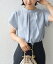 【SALE/10%OFF】SHIPS WOMEN *<手洗い可能>チューリップスリーブブラウス◇ シップス トップス シャツ・ブラウス ブルー ホワイト ブラック ネイビー【送料無料】 11,385円