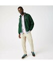 ラコステ アウター メンズ 【SALE／30%OFF】LACOSTE 撥水タフタショートトラックジャケット ラコステ ジャケット・アウター ブルゾン・ジャンパー グリーン【送料無料】