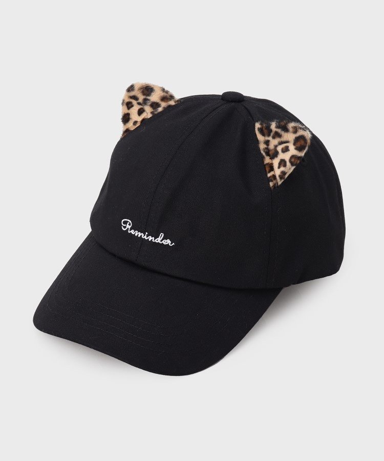 PINK-latte 猫耳キャップ ピンク ラテ 帽子 キャップ ブラック ベージュ パープルのサムネイル