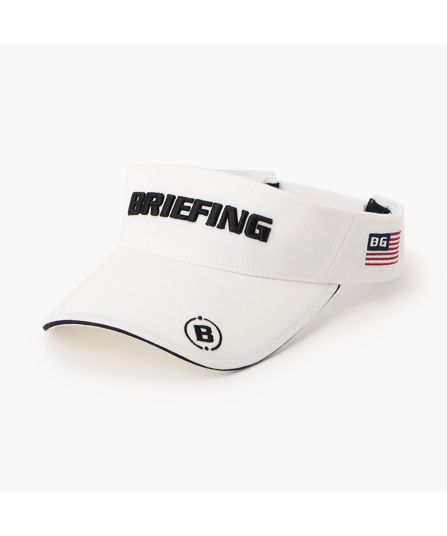 BRIEFING GOLF 【BRIEFING GOLF/ブリーフィングゴルフ】MENS BASIC VISOR ブリーフィング 帽子 サンバイザー ホワイト ブラック ネイビー【送料無料】