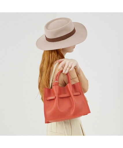LOWELL Things Swell/2WAYギャザーオープントートBAG mini ロウェル シングス バッグ ショルダーバッグ オレンジ【送料無料】 LOWELL Things Swell/2WAYギャザーオープントートBAG mini ロウェル シングス バッグ ショルダーバッグ オレンジ【送料無料】