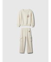 【SALE/62%OFF】GAP (K)babyGap バーシティ スウェットセット ギャップ トップス スウェット・トレーナー ホワイト レッド