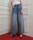 LOULOU WILLOUGHBY ◇【LOULOU WILLOUGHBY】デニムバギーパンツ アルアバイル パンツ ジーンズ・デニムパンツ ブルー【送料無料】