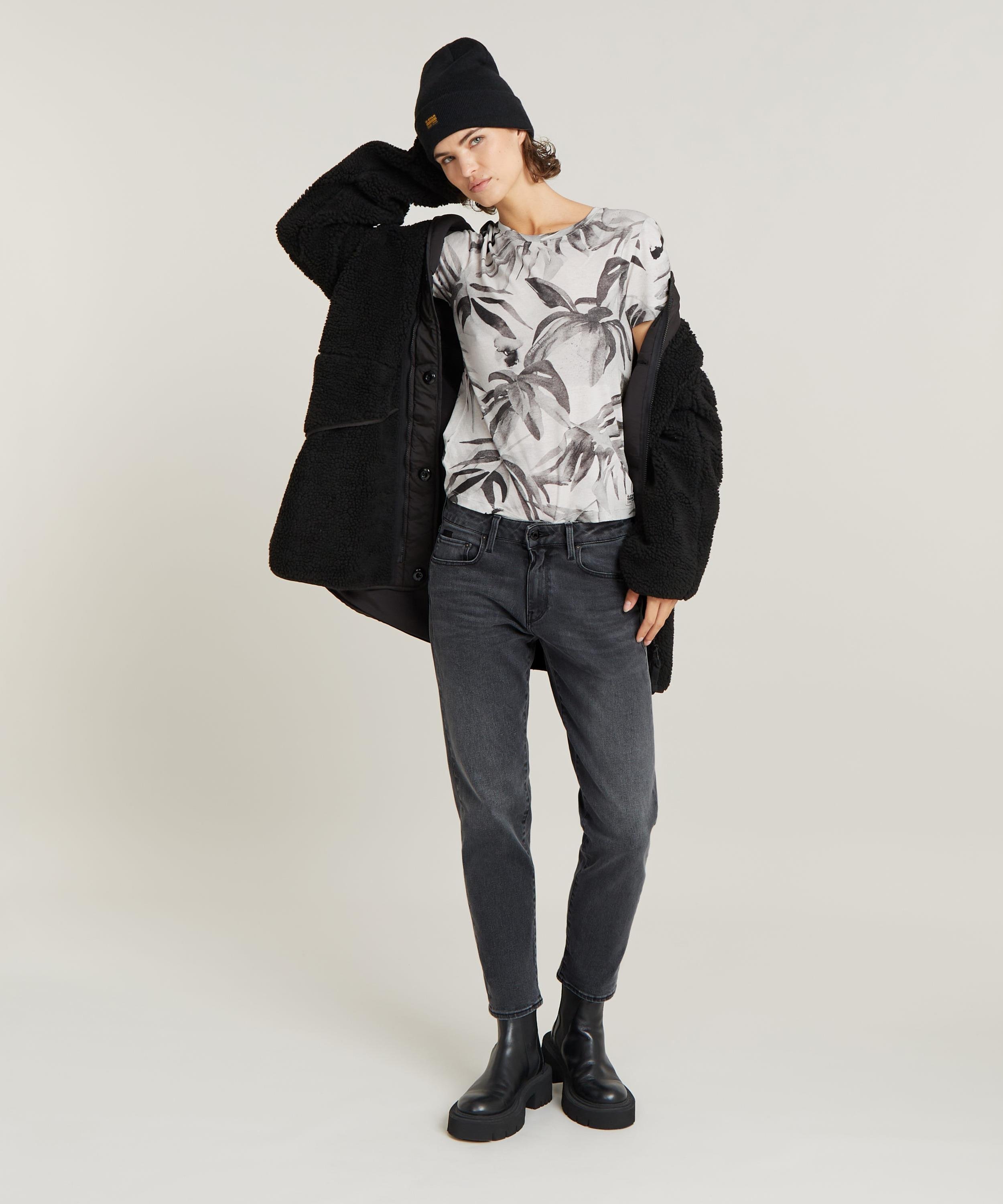 【公式ショップ】PALM TREE ALLOVER TOP/リアルツリーカモTシャツ ジースターロゥ トップス カットソー・Tシャツ グレー