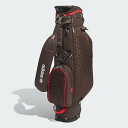 adidas 【公式】アディダス adidas 【オリジナルスゴルフ】軽量 コンパクト モノグラム スタンドバッグ アディダス バッグ その他のバッグ ブラウン...