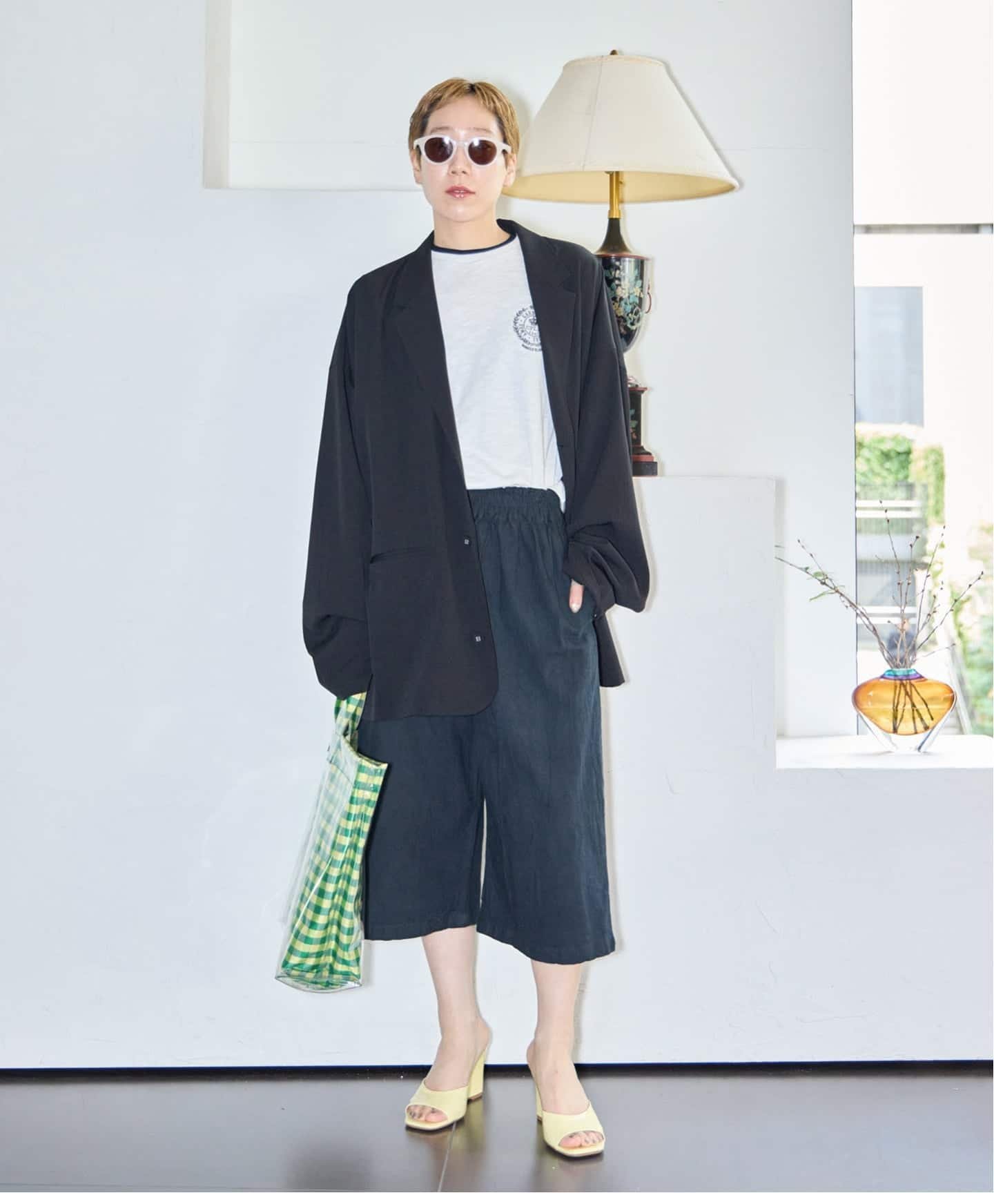 CITYSHOP FUJIN TREE * 鄭惠中 別注 SHORT LEG パンツ シティーショップ パンツ その他のパンツ ブラック【送料無料】