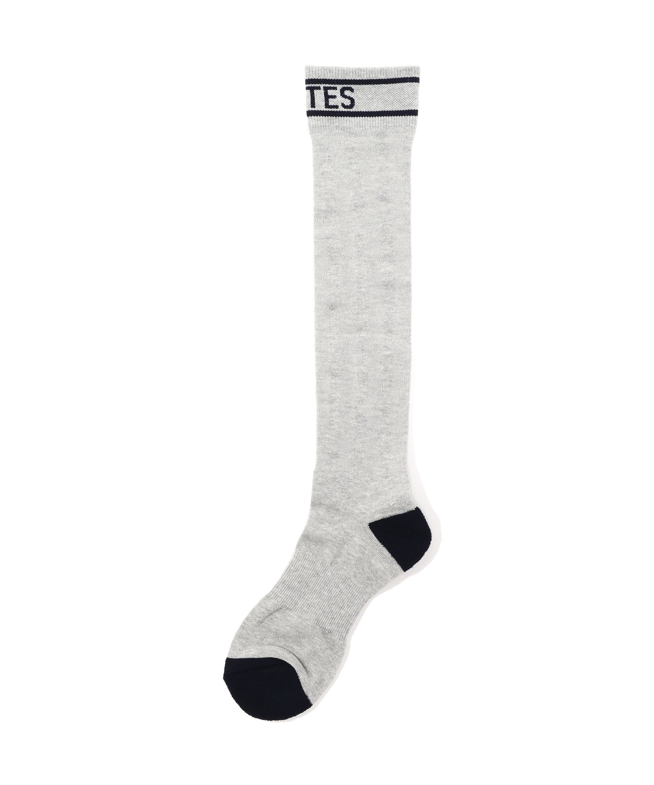 High Socks - PEARLY GATES 透かし柄ハイソックス (MENS) パーリーゲイツ 靴下・レッグウェア 靴下 ネイビー グレー ホワイト