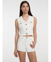GUESS JEANS GUESS JEANS デニム ベスト レディース(W)Denim Vest ゲス トップス ベスト・ジレ ホワイト【送料無料】