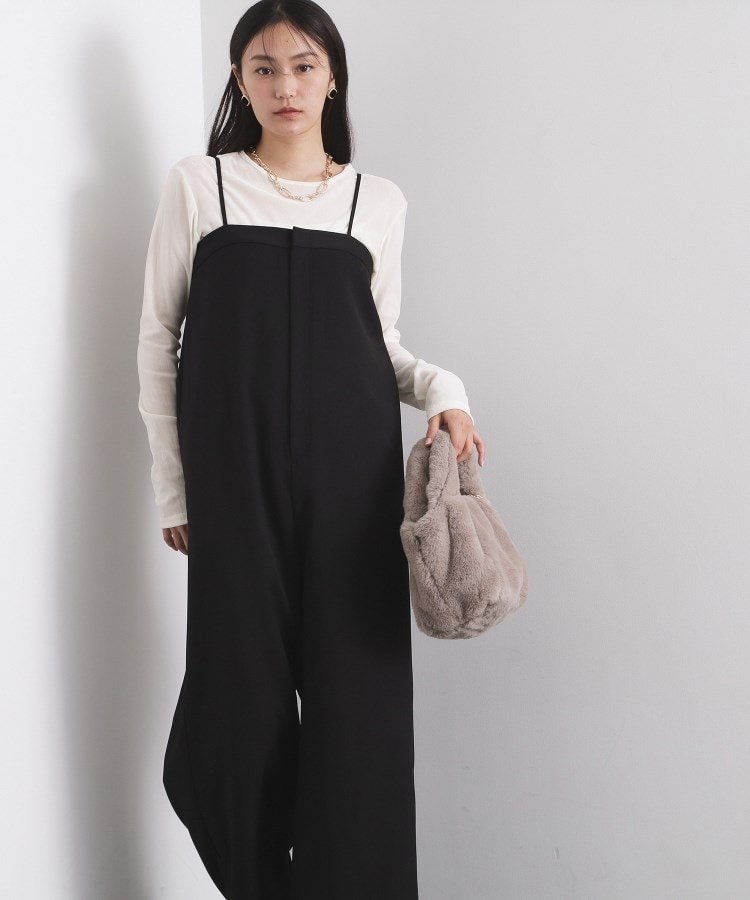 OPAQUE.CLIP ベアサロペット【洗濯機OK】 オペークドットクリップ オールインワン・オーバーオール オ..