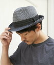 【SALE/20%OFF】ikka ブレード中折れハット イッカ 帽子 その他の帽子 ブルー ブラック ベージュ
