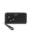 GUESS GUESS/(W)ZARIA Slg Large Zip Around ゲス 財布・ポーチ・ケース 財布 ブラック【送料無料】