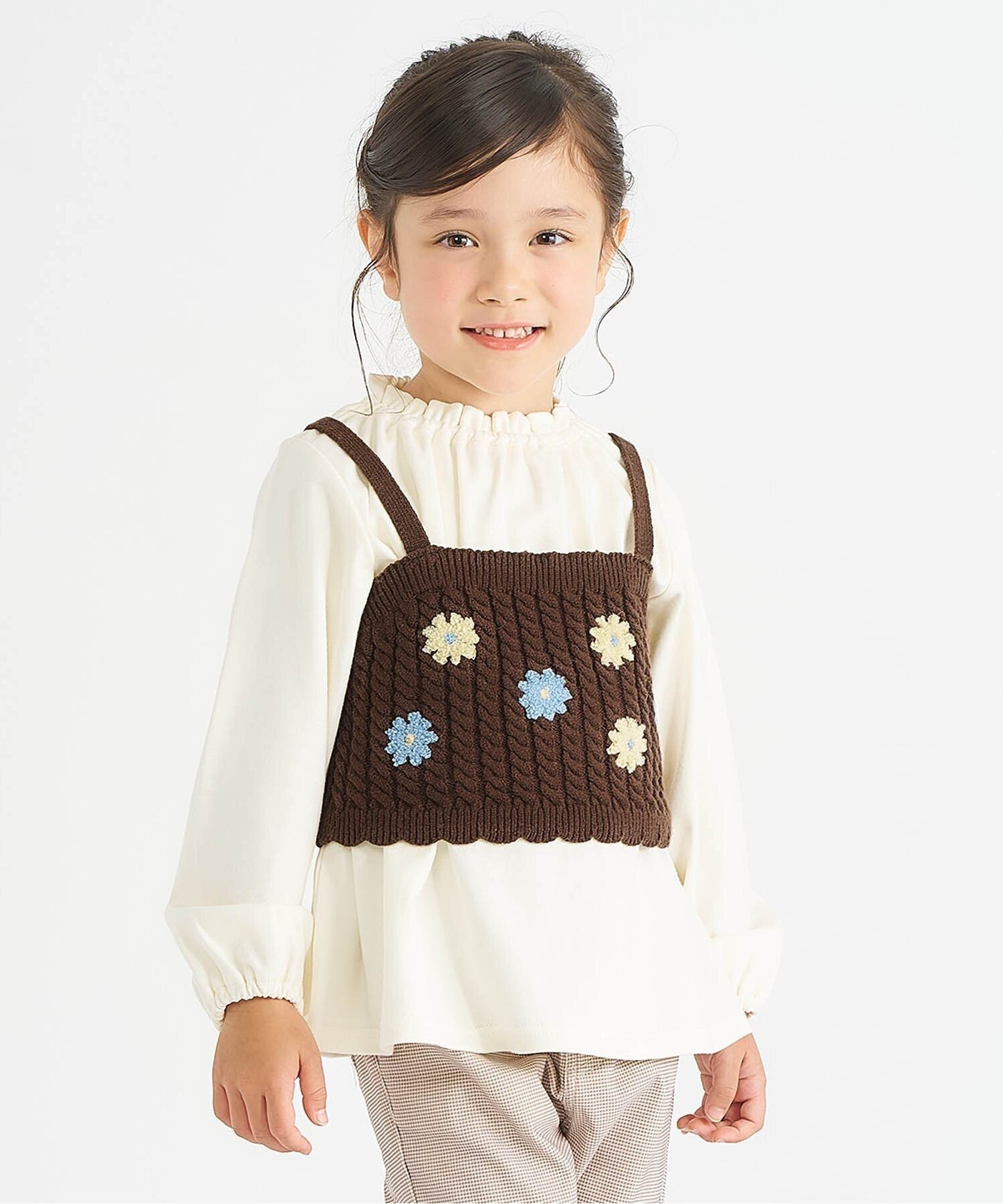 apres les cours ニットビスチェ&ペプラムインナー2Pセット エフオーオンラインストア トップス その他..