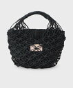 【SALE/20%OFF】INDIVI 【beautiful people】abaca twist bag S インディヴィ バッグ ハンドバッグ ブラック レッド オレンジ ブルー【送料無料】