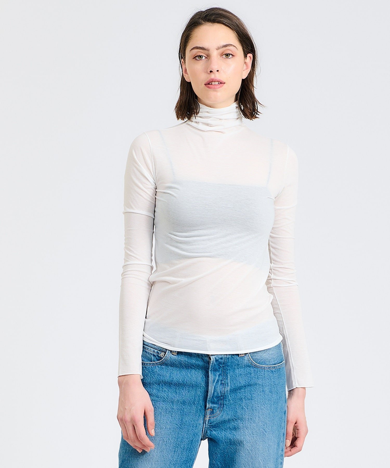 GOOD PEOPLE GOOD STITCHING GOOD PRODUCT for ESTNATION フレスカシアータートルネックカットソー エ..