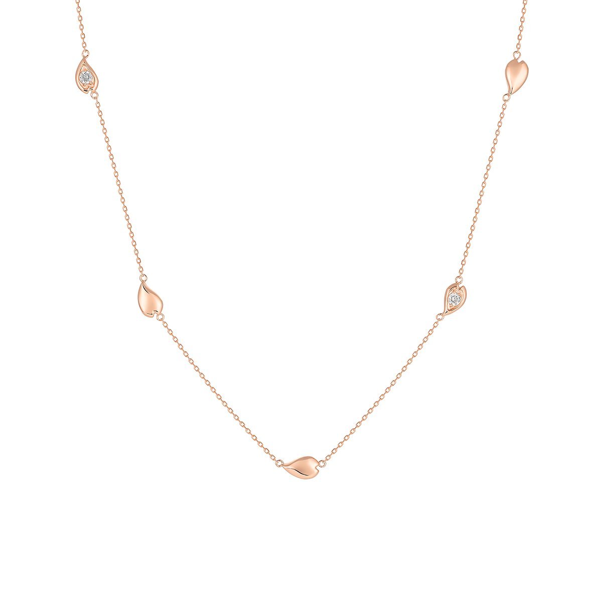 4℃ 【Sakura Collection】シルバー ネックレス ヨンドシー アクセサリー・腕時計 ネックレス ゴールド【送料無料】