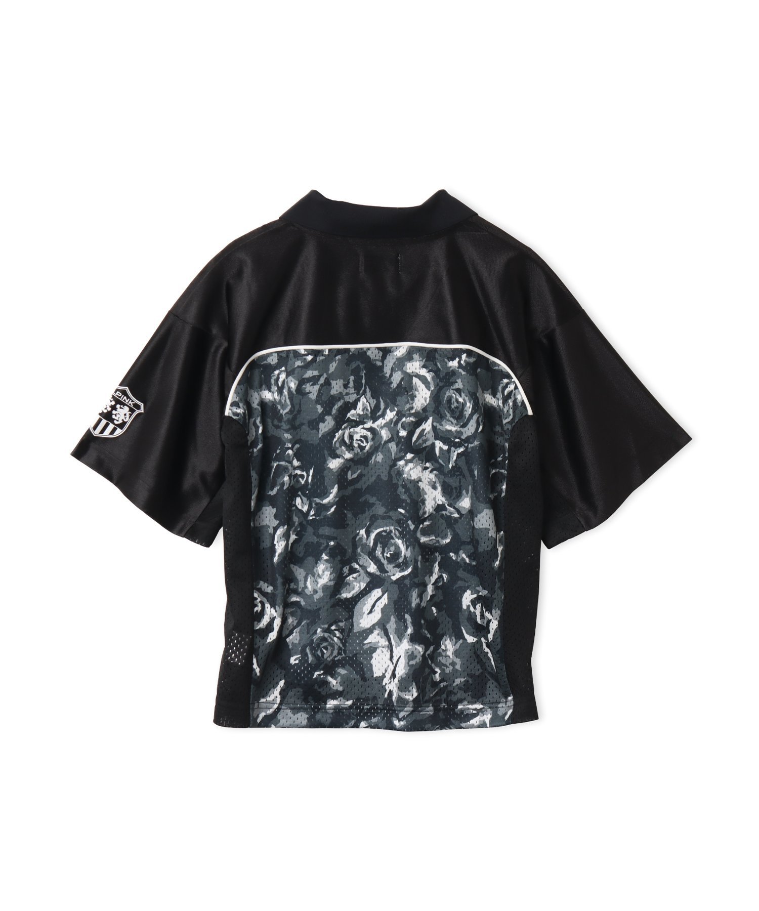 atmos pink atmos pink Rose Camouflage Game Shirt BLACK アトモス トップス カットソー・Tシャツ ブラック