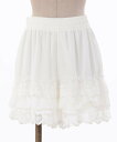 axes femme POETIQUE 調節リボン付ミニペチパンツ アクシーズファム パンツ その他のパンツ ホワイト ブラック【送料無料】