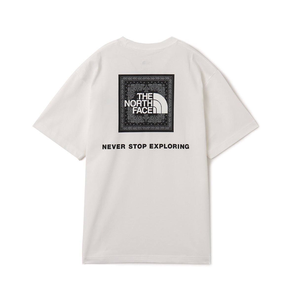 THE NORTH FACE S/S BANDANA SQUARE LOGO TEE ホワイト2 アトモス トップス カットソー・Tシャツ ホワイト