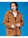【SALE/40%OFF】TOMMY HILFIGER テディフーデッドジャケット トミーヒルフィガー コート/ジャケット ブルゾン ブラウン ホワイト【送料無料】